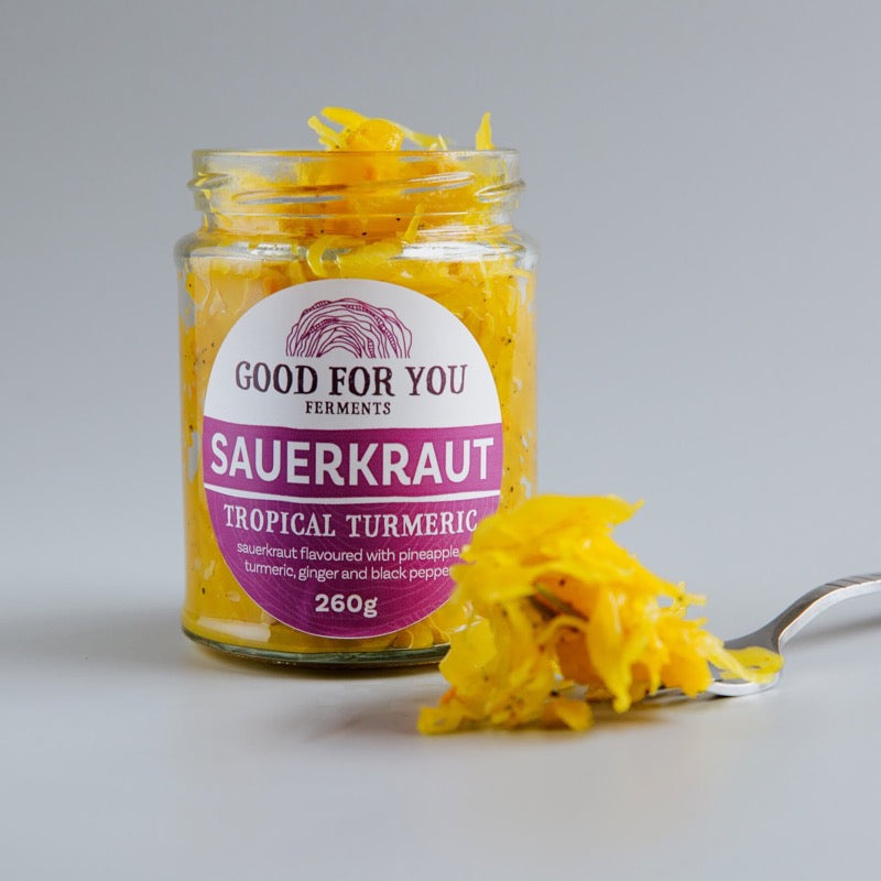 Tropical Turmeric Sauerkraut
